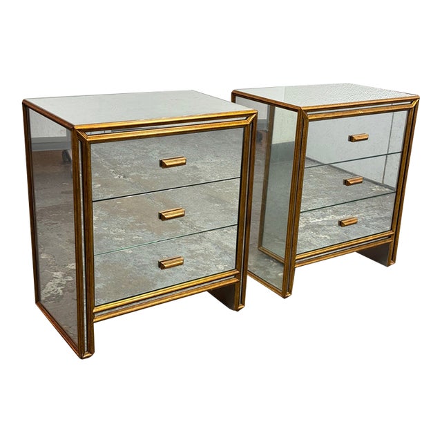 Julian Chichester Temple Nightstands, Pair For Sale