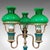 Teal Vintage Three Branch Table Lamp, English, Accent Light, Neoclassical Revival For Sale - Image 8 of 12