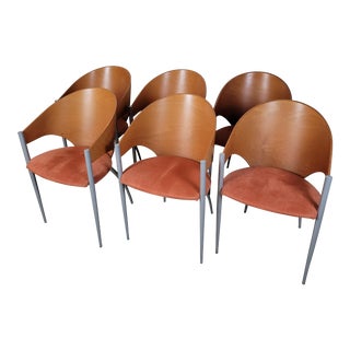 1980s Vintage Cattelan Italia Dining Chairs - Set of 6 For Sale