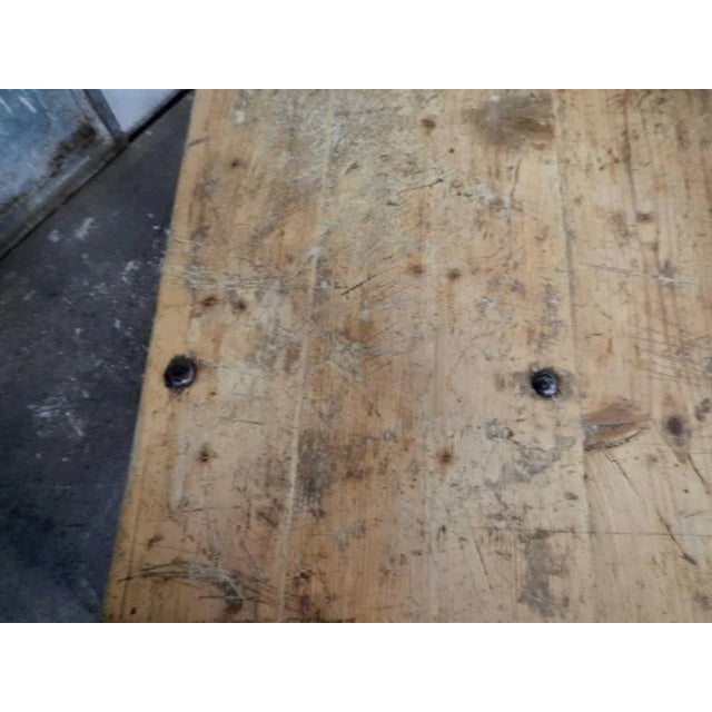 Industrial Abete Wooden Counter, 1940 For Sale - Image 3 of 10