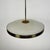 Fontana Arte Mid-Century Modern Two Tone Glass and Brass Pendant Lamp by Pietro Chiesa for Fontana Arte, Italy, 1950s For Sale - Image 4 of 10