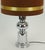 Mid-Century Modern Large Table Lamp in Chrome Base and Brown Velvet Lampshade from Aro-Leuchten, 1970s For Sale - Image 3 of 12