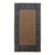 Vintage Swedish "Flossa" Rug, Tobacco Brown & Navy Botanical Border - Rug & Kilim For Sale