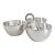 Ralph Lauren Silverplate Triple Nut Serving Bowl For Sale
