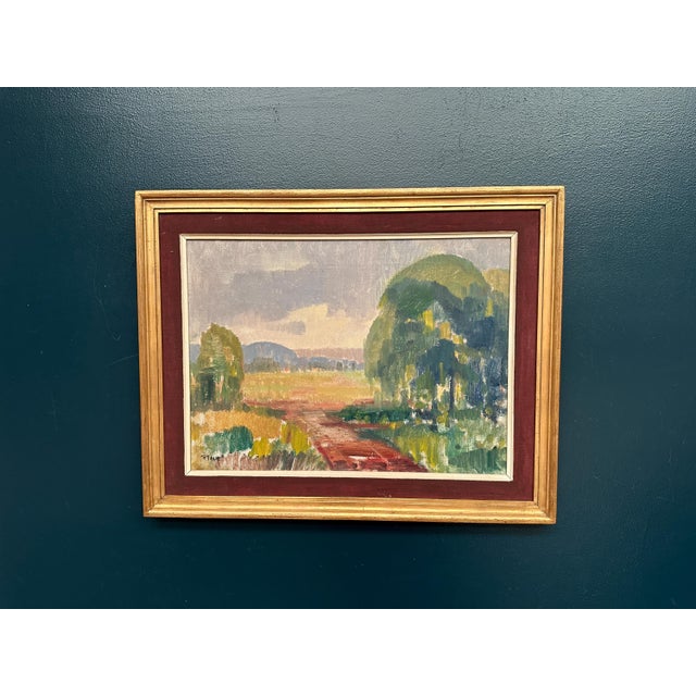 Ragnar Falk, Landscape, 1950s, Oil Painting on Canvas, Framed For Sale - Image 16 of 18