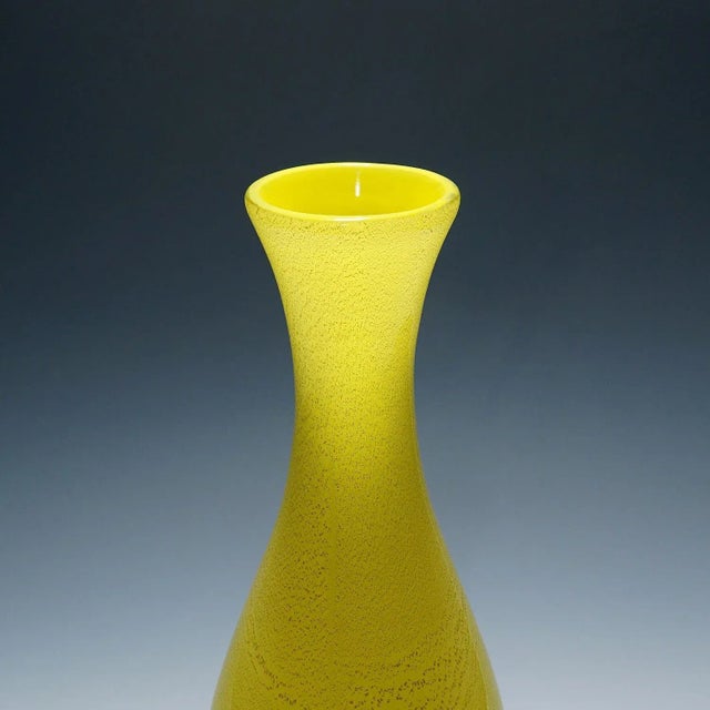Large Browded Glass Vase attributed to Galliano Ferro, Murano, 1950s For Sale - Image 3 of 9
