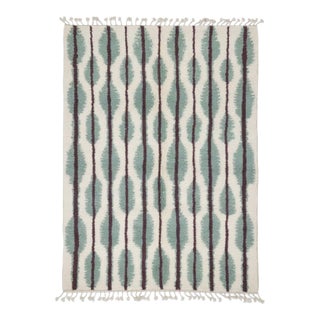Sage Green Moroccan Rug - 9.8 X 6.8 Ft For Sale