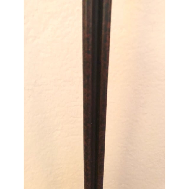 Bronze Elongated Vintage Bronze Italian Wall Sconce For Sale - Image 8 of 12