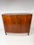 1930's Swedish Cabinet With Decorative Inlay. 2 doors conceal interior shelves and 3 small drawers. Carved wood legs,...