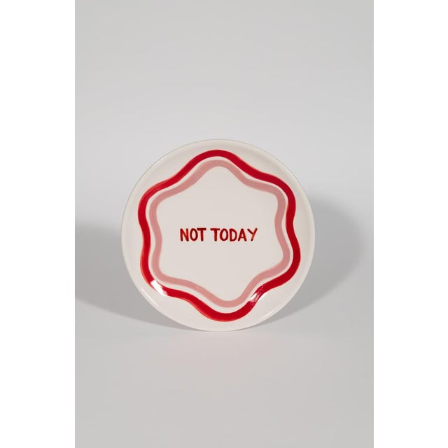 Talk of the Table Artisanal Dessert Plates Set of 4 For Sale - Image 10 of 16