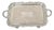 Antique Victorian Silver Plated Grapevine Repousse Platter Bar Tray W/ Monogram For Sale