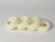 Stone Williams Sonoma Italian Hand Carved Genuine Alabaster Napkin Ring Holders - Set of 4 For Sale - Image 7 of 7
