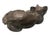 Metal Vintage Cast Iron Sleeping Fox Statue For Sale - Image 7 of 12