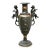 Vintage Mixed Metal French Style Urn W/Cranes and Figures For Sale
