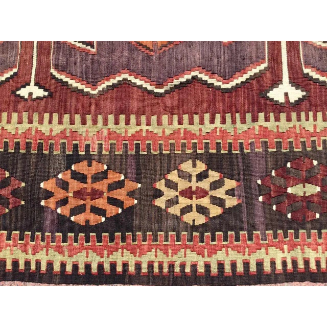 Vintage Turkish Kilim Rug - 51" X 77.5" For Sale - Image 4 of 10