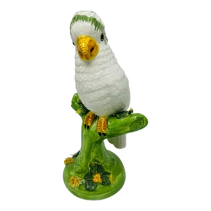 Vintage Italian Ceramic Parrot