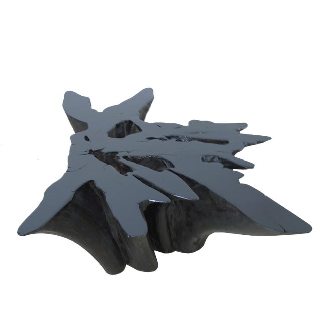 2010s Organic Modern Teak Root Coffee Table For Sale - Image 5 of 9