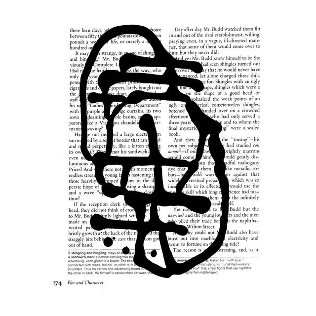 "Black & White Abstractions Series (3)" Framed Gallery Wall Art Prints Installation by Diane Grant - Set of 15 For Sale - Image 15 of 18