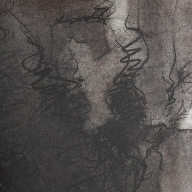 Charcoal Robert O'Meara Abstract Compositions Charcoal, 2 For Sale - Image 8 of 10