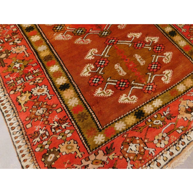 Vintage Turkish Wool Rug. 4'8"x 7'4" For Sale - Image 10 of 13