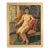 Marguerite De Lottis Nude Oil Painting Italian Antique Female Portrait Dated For Sale