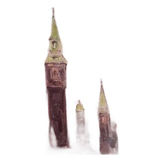 Søren Edsberg, Cityscape of Copenhagen, 1970, Oil on Canvas For Sale