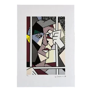After Roy Lichtenstein, "Interior, Perfect Pitcher" 1990s, Silk-Screen