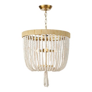 Regina Andrew Milo Steel Chandelier, White For Sale