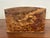 Antique Marquetry Letter Rack in Burl Wood and Brass, France, 1900s For Sale - Image 3 of 6