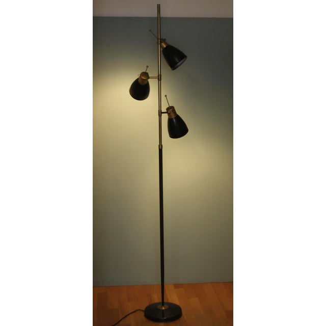 Mid-Century Modern French Three-Light Floor Lamp from Monix, 1950s For Sale - Image 3 of 13