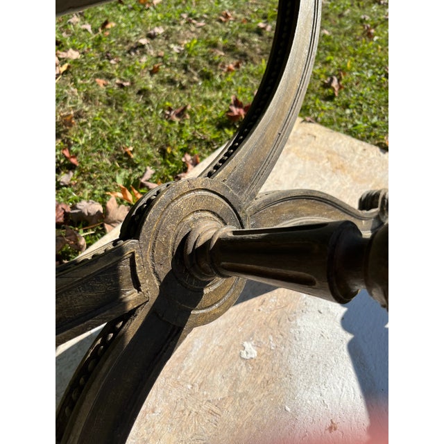 Antique Carved Wood Curule Bench For Sale - Image 11 of 12