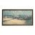Mid 19th Century Large Framed Winter Countryside Landscape Wall Art, 50” X 27” For Sale