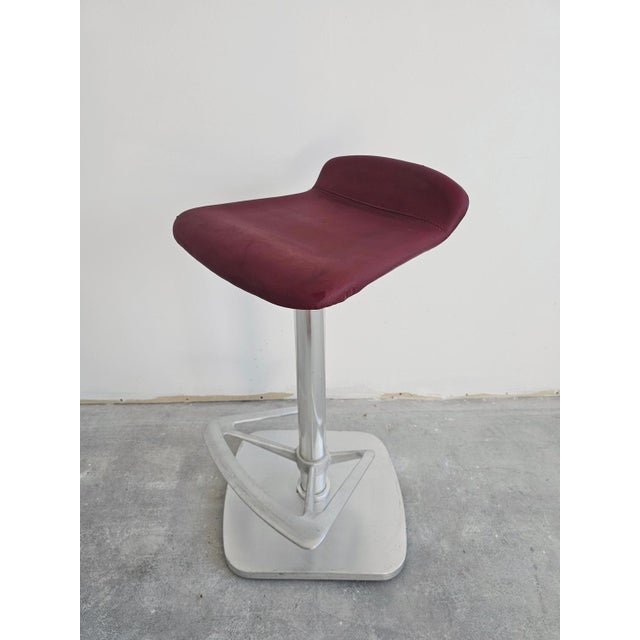 Metal Postmodern Bar Stools attributed to Indecasa attributed to Joan Casas, Spain, 1980s, Set of 4 For Sale - Image 7 of 13