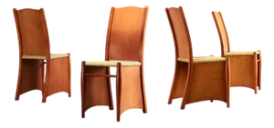 Bob Dubois Dining Chairs by Philippe Starck for Driade Aleph, 1987, Set of 4