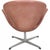 Vintage Swan Chair in Red Patinated Leather by Arne Jacobsen, 1960s For Sale - Image 10 of 13
