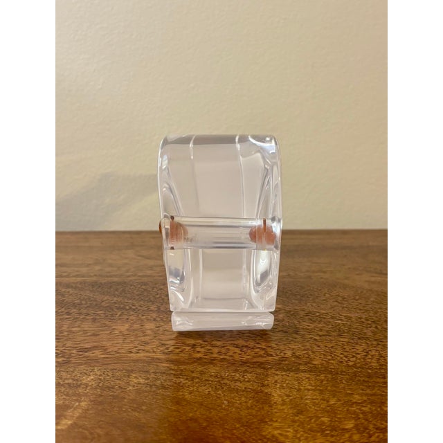 Mid-Century Modern Vintage Mid-Century Lucite Whale Sculpture, Cubist Modern For Sale - Image 3 of 9