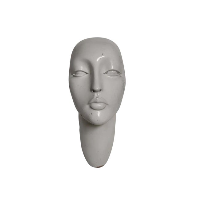 1970s Rare Female Mannequin Face/Head Bust Paris Store Fixture For Sale - Image 10 of 10