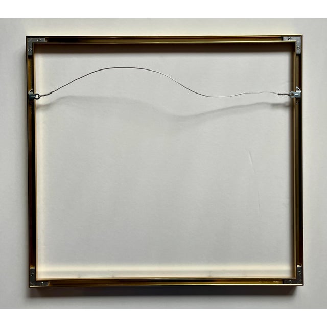 Brown Vintage Judi & Les Hellman Signed and Numbered Limited Edition Serigraph For Sale - Image 8 of 8