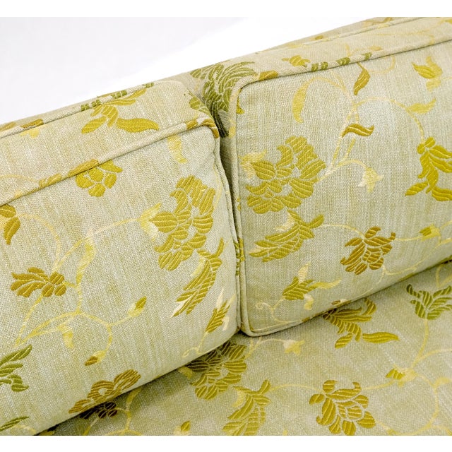 Edward Wormley Wrap Around Mid-Century Modern Sofa W Pair Matching Marble Top Tables Mint! For Sale - Image 4 of 18