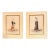 Set of Two 19th-Century French Fashion Engravings For Sale