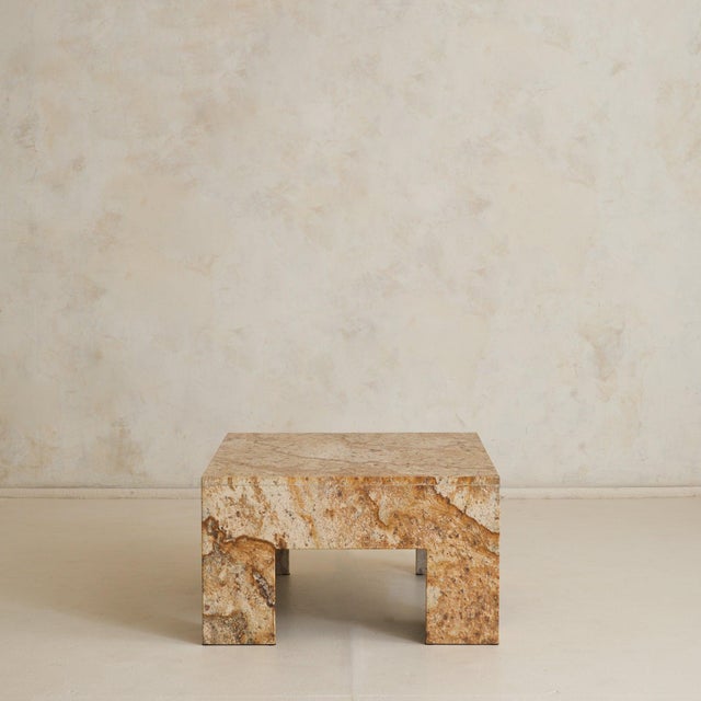 Italian Modernism Marble Coffee Table, 1970s For Sale In Chicago - Image 6 of 11