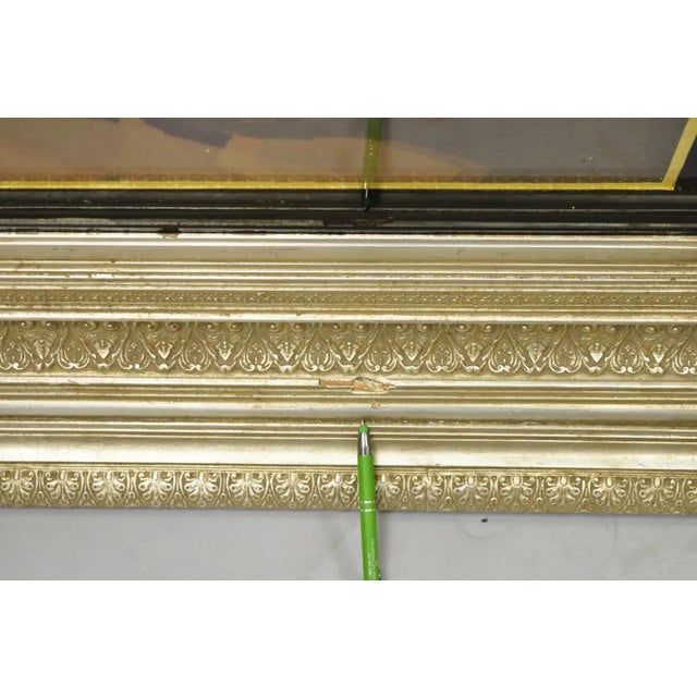 Antique Large Framed Tapestry Textile "Catherine of Aragon and Cardinal Wolsey" For Sale - Image 9 of 12