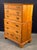 Tan Vintage Solid Pine Tall Chest of Drawers by Pine Shop Originals c.1950s For Sale - Image 8 of 13