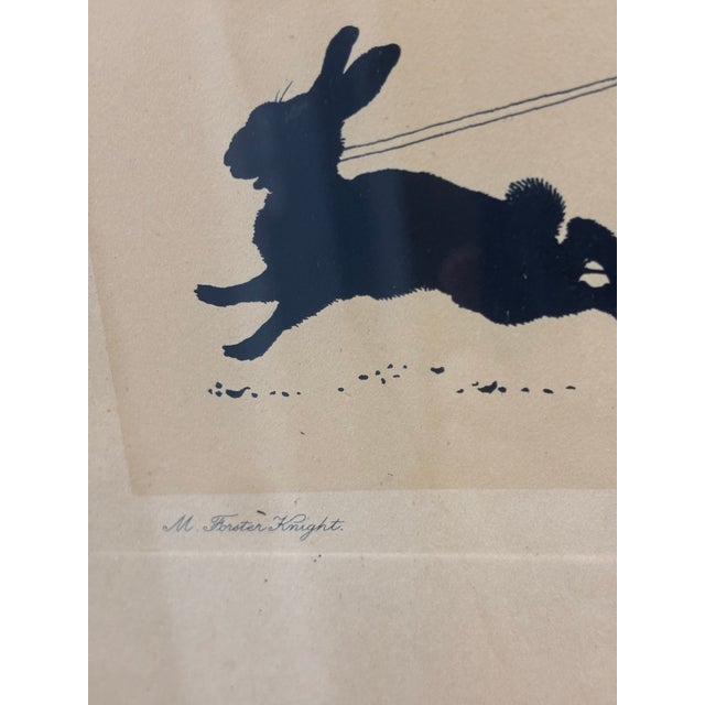 A charming and evocative pair of M. Forster Knight prints, featuring The Elves Return and The Runaway—both beautiful...