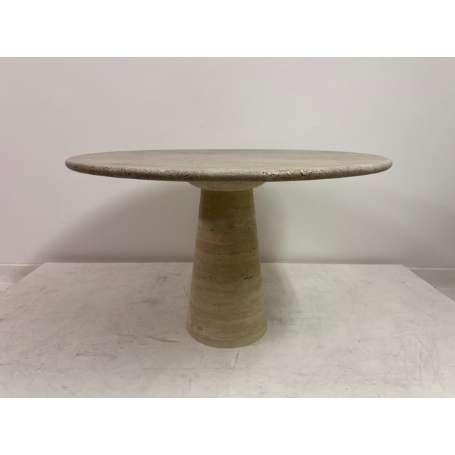 Italian Travertine Dining Table, 2010s For Sale - Image 4 of 13