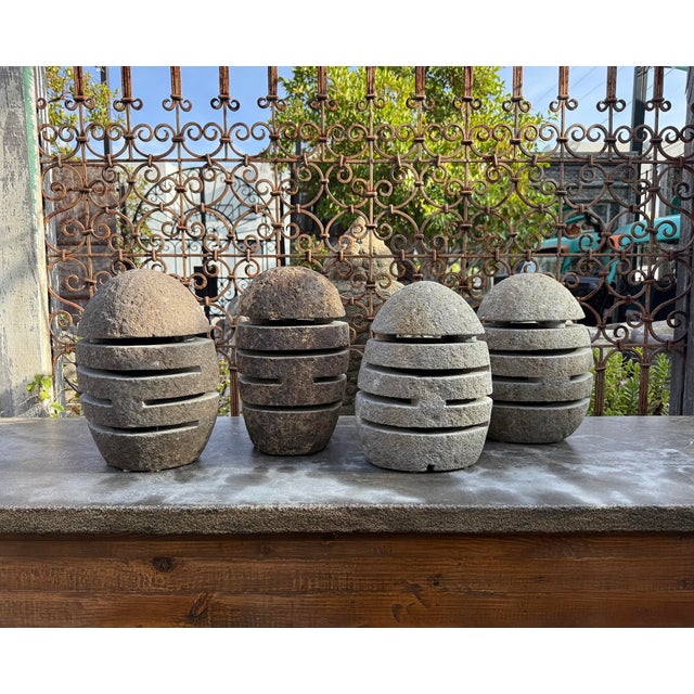 Stone Organic Modern River Rock Table Lamp For Sale - Image 7 of 7