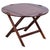 Vintage Folding Mahogany Tray Table, 1950s For Sale - Image 10 of 10