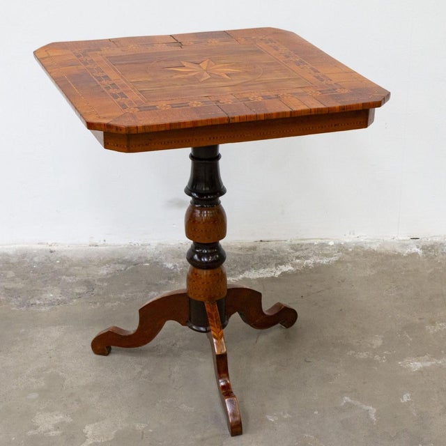 Brown Mid-19th Century Inlaid Rolo Coffee Table For Sale - Image 8 of 10