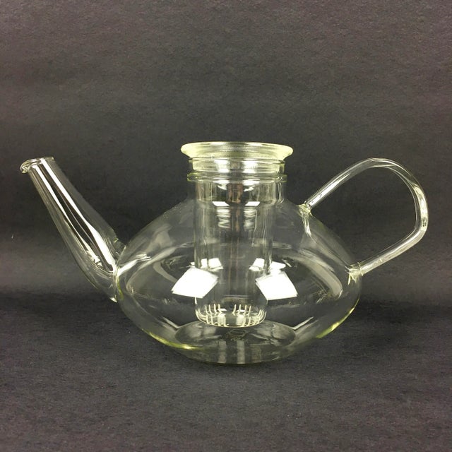 1950s Glass Tea Service by Heinrich Löffelhardt for Schott & Gen. Mainz, 1955, Set of 17 For Sale - Image 5 of 13
