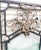 Labarge Massive Vintage Regal LaBarge Iron Bow Decorative Wall Mirror For Sale - Image 4 of 10